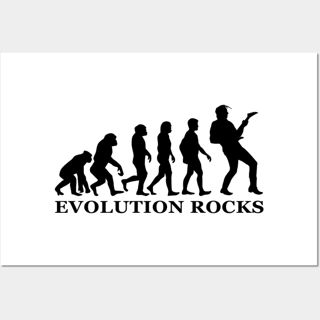 evolution rocks Wall Art by hottehue